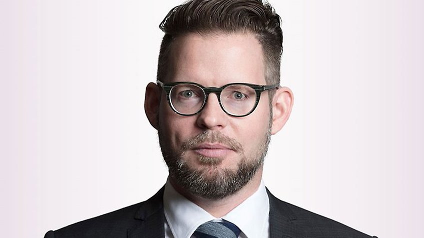 Hans Andersson, advokat på Advokatsamfundet, porträtt.